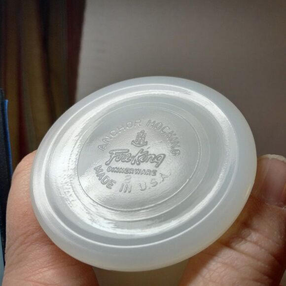 Anchor Hocking/Fire King Cream and Sugar - Picture 3 of 8